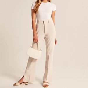 Abercrombie Tailored Split-Hem Flare Pants